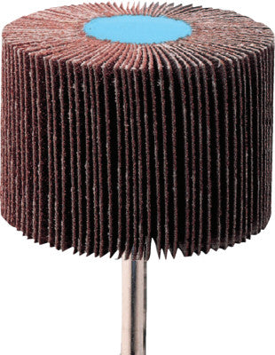 Standard Mounted Flap Wheels, 1 5/8 in x 1 in, 120 Grit, 23,000 rpm