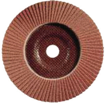 Type 27 POLIFAN SG Flap Discs, 4 1/2", 40 Grit, 7/8 Arbor, 13,300 rpm, Alum Ox