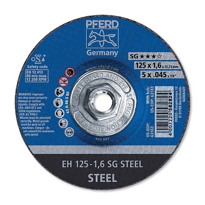 5" X .045" C-OFF WH 5/8-11 THR A 46 S SG TY27