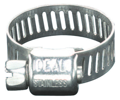 62P Series Small Diameter Clamps, 1/8" Hose ID, 1/4-5/8" Dia, Stnls Stl 201/301