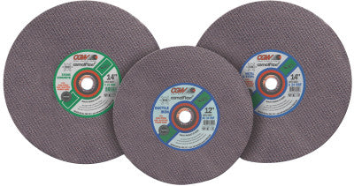 Cut-Off Wheel, Gas Saws,14 in Dia, 5/32 in Thick, 24 Grit, Carbide/Alum. Oxide