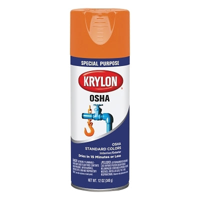 KRYLON OSHA SAFETY ORANGE SPRAY PAINT 12OZ