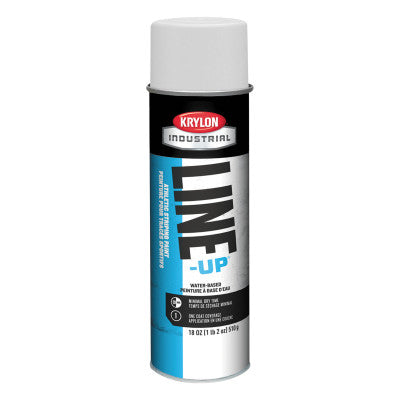 Line-Up Athletic Field Striping Paints, 17 oz Aerosol Can, Athletic White
