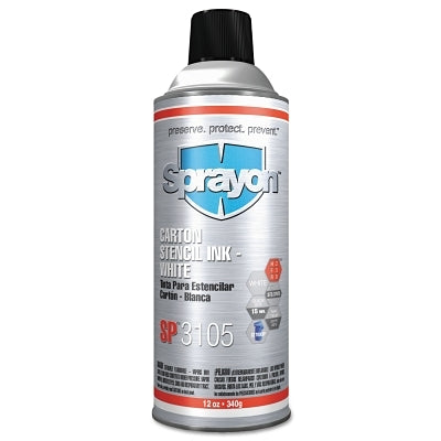 12-OZ. WHITE STENCIL INK