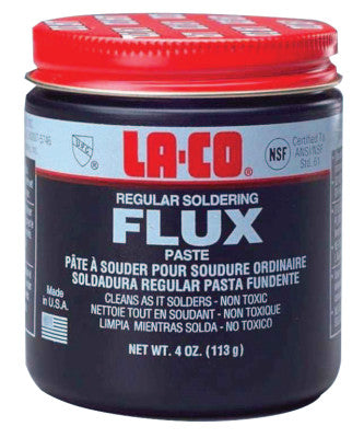 Regular Flux Paste, Jar, 2 oz.