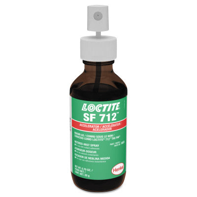 712 Tak Pak Accelerator, 0.7 oz, Metered Mist Aerosol Can, Clear/Amber