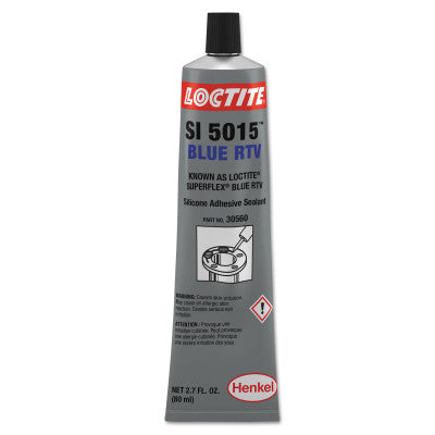 Superflex RTV, Silicone Adhesive Sealants, 80 mL Tube, Blue
