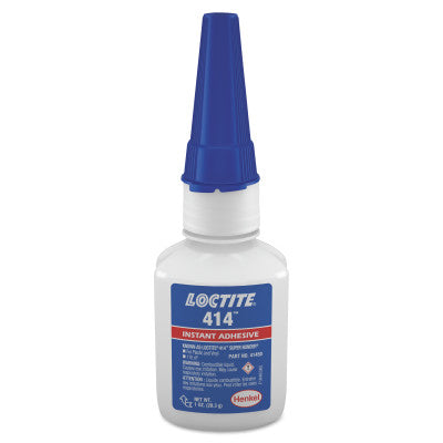 414 Super Bonder Instant Adhesive, Plastic Bonder, 1 oz, Bottle, Clear