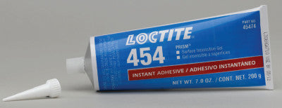 454 Prism Instant Adhesive, Surface Insensitive Gel, 200 g, Tube, Clear