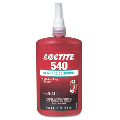 540 Core Plug Sealants, 250 mL Bottle, Blue