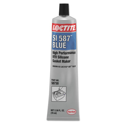 High Performance RTV Silicone Gasket Maker, 70 mL Tube, Blue