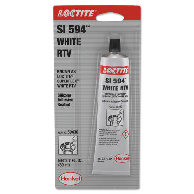 Superflex RTV, Silicone Adhesive Sealants, 80 mL Tube, White