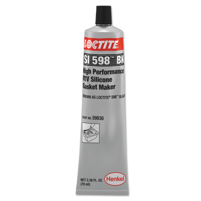 High Performance RTV Silicone Gasket Maker, 70 mL Tube, Black