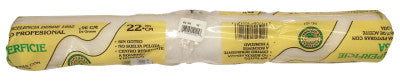 Shed-Resistant Roller Covers, 18 in, 3/8 in Nap, White Woven