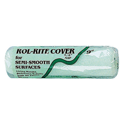 Rol-Rite Roller Covers, 3 in, 3/8 in Nap, Knit Fabric