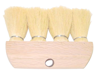 Three or Four Knot Roofers Brush, 8 1/4 in Wood Block, 3 1/2 in Trim L, Tampico