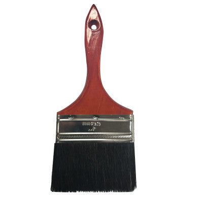Industrial Paint Brushes, 2 in wide, 2 in trim, Black Bristle, Wood handle