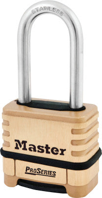 ProSeries Resettable Combination Locks, 5/16"Dia, 2 1/16"L X 15/16"W