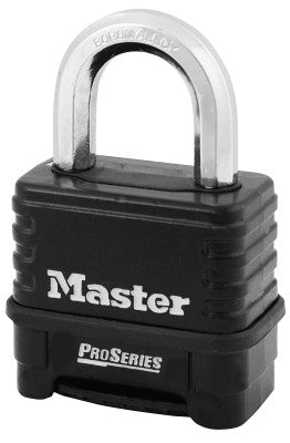 ProSeries Resettable Combination Locks, 3/8"Dia, 1 1/16"L X 15/16"W, Die Cast
