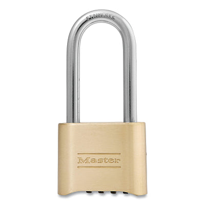 RESETTABLE BRASS COMBO 2-1/4IN ST SHACKLE