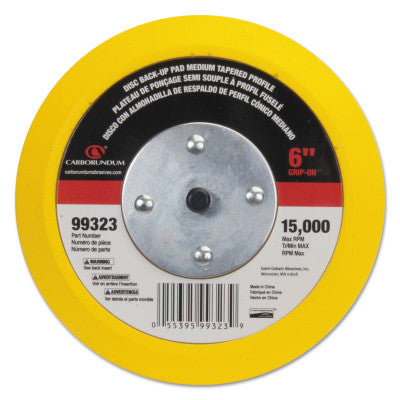 TAPERED - MEDIUM 6" GRIP-ON BACK-UP PAD 15000