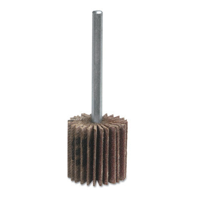 High Performance Mini Flap Wheels with Mounted Steel Shanks, 1 x 5/8 in, 40 Grit