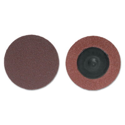 ALO Plus PowerLock Cloth Discs-Type III, Aluminum Oxide, 2 in Dia., 50 Grit