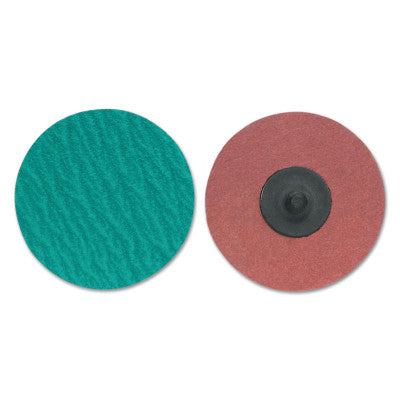 ZIRC Plus R801 PowerLock Cloth Discs-Type III, 1 1/2 in Dia., 50 Grit