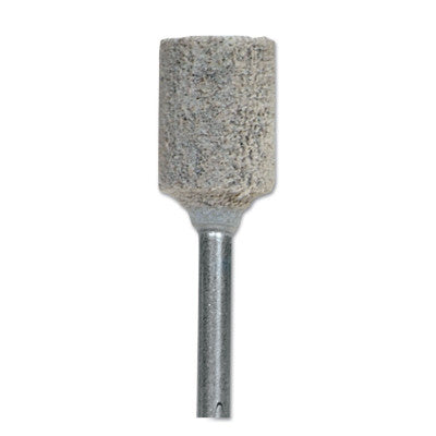 Cotton Fiber Mounted Points, 3/8 in Dia, 1/2 in Thick, 80 Grit Aluminum Oxide