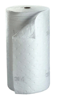 High-Capacity Petroleum Sorbent Rolls, Absorbs 73 gal, 144 ft