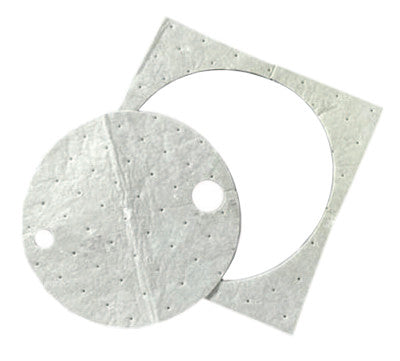 High-Capacity Petroleum Sorbent Drum Covers, Absorbs .76 gal