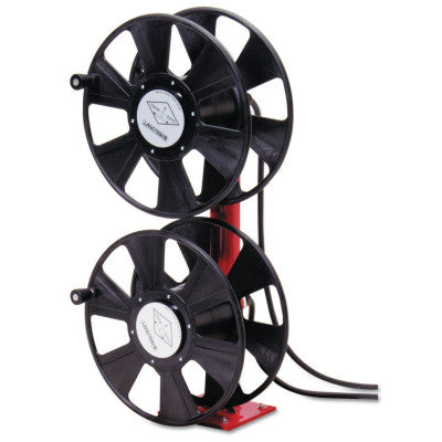 250 AMP Arc Weld, Dual Stacked without Cable Hose Reel, 24 ft Hose, 150 ft Cable