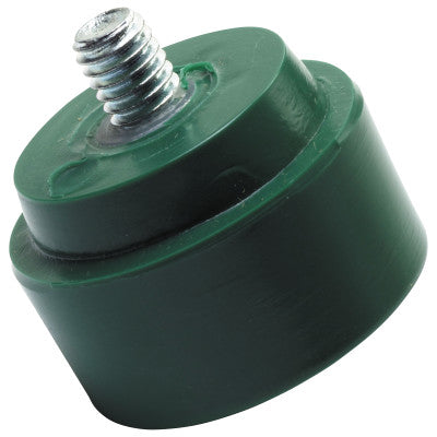 NUPLAFLEX Soft Face Hammer Striking Tips, 2 in, Green, Tough