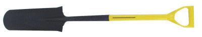 Ergo Power Drain Spades, 14 X 4 3/4 Blade, 27 in Fiberglass Core D-Handle