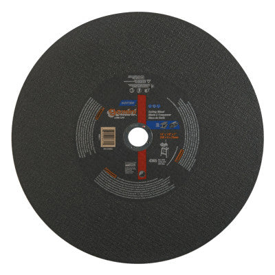 Long-Life Reinforced Cut-Off Wheel, Type 1, 14 in Dia, 1/8 in Thick, Alum. Oxide