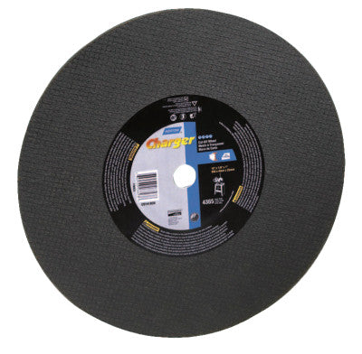 Chop Saw Cut-Off Wheel, 16 in Dia, 7/64 in Thick Zirconia/Alum. Oxide