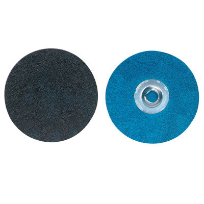 Bluefire R884P Coated Cloth Disc, Zirconia Alumina, 3 in Dia., 24 Grit