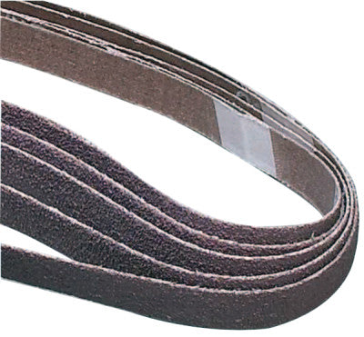 Metalite File Belts, 1/2 in x 12 in, 80, Aluminum Oxide