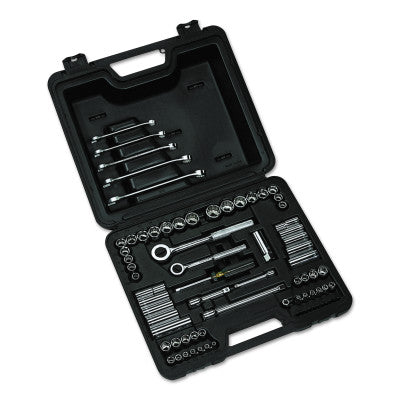 75 Piece Mechanics Sets, 3 in W x 13.7 in D x 9.6 in H
