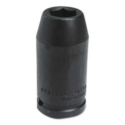 Torqueplus Metric Deep Impact Sockets 3/4 in, 3/4 in Drive, 19 mm, 6 Points