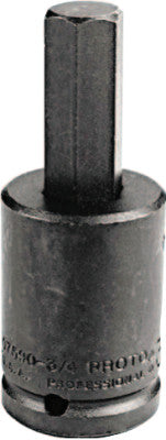 Socket Bits, 3/4 in Drive, 1 in Tip