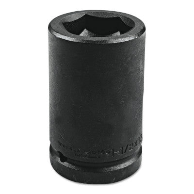 Budd-Wheel Deep Impact Sockets, 1 in Drive, 1 1/2 in; 13/16 in, 4 Points