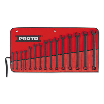 15 Piece Protoblack Torqueplus Combination Wrench Sets, 12 Points, Metric