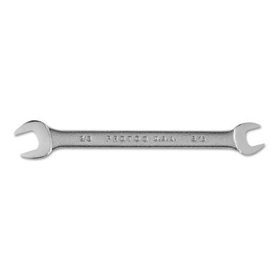 Open End Wrenches, 5/16 in; 3/8 in Opening, 5 1/8 in Long, Chrome