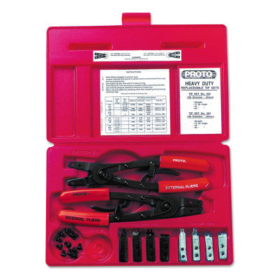 Retaining Ring Pliers Sets, 15; 45; 90; Straight Tip