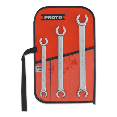 7-Piece 6-Point Flare Nut Combination Wrench Set
