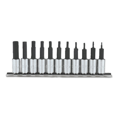 11 Piece Hex Bit Socket Sets, 1/4 in