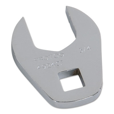 Crowfoot Wrenches, 3/8 in Dr, 3/4 in Opening, Nickel Chrome