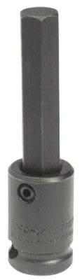 Impact Socket Bits, 1/2 in Drive, 5/16 in Tip