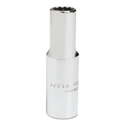 Torqueplus Metric Deep Sockets 3/8 in, 3/8 in Drive, 9 mm, 12 Points